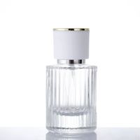 Flacon diffuseur en verre côtelé transparent de luxe, best-seller, disponible en 30 ml, 50 ml et 100 ml, flacon de parfum