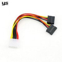 Cable Divisor de Alimentación SATA Yeasion YS-09, 1 a 2/1 a 5, Adaptador SATA a 6 Pines para GPU, para Plataformas de Minería y Tarjetas Gráficas