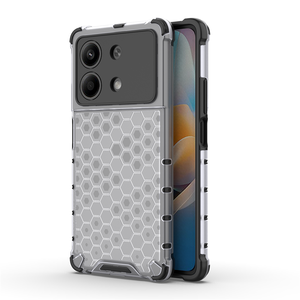 Vendita calda a nido d'ape cassa del telefono per Redmi Note 13 Pro <span class=keywords><strong>5G</strong></span> armatura quattro angoli di protezione TPU Shockproof cover mobili - Product Image 6