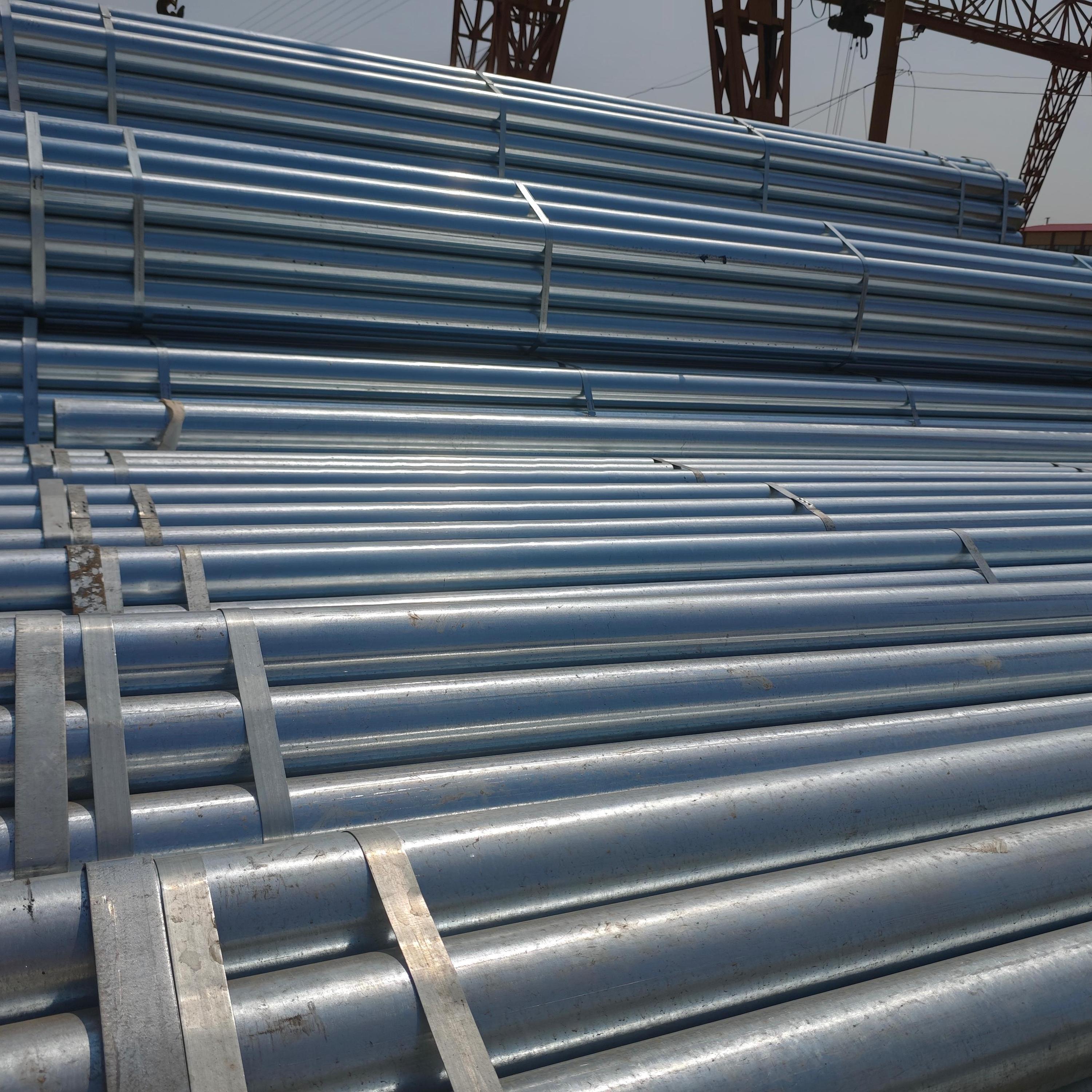 GI Round Pipe Sch10 Sch20 Sch40 ASTM A53 Galvanized Steel Tube Manufacturer Price High Quality Zinc Coated Steel Pipe Sale · image 3