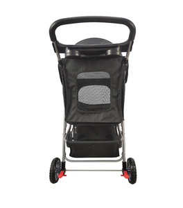 Poussette portable G3 pour animaux de compagnie avec <span class=keywords><strong>cadre</strong></span> en acier, auvent, laisses de sécurité, pliage facile et rangement pour petits animaux de compagnie - Product Image 3