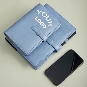 Custom Hardcover <b>A5</b> Pu Leather Planner Business Notebook Journal Agenda <b>Notepad</b> With Multi Card Slots - Product Image 2