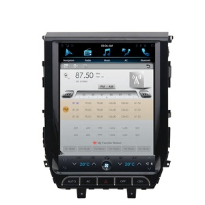 Reproductor Para Carro Android 10 De 12,1 pulgadas para Toyota Land Cruiser 2016 estilo Tesla pantalla Vertical DVD reproductor de coche navegación GPS - Product Image 3