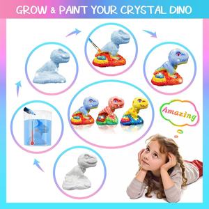 Kit de Cultivo de Cristales de Dinosaurios OEM, Juego de Arte y Manualidades para Niños, Juguete STEM DIY, Experimento Químico de Cultivo de Cristales, Kits de <span class=keywords><strong>Ciencia</strong></span> - Product Image 4