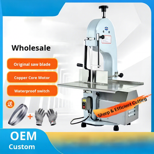 商用デスクトップ電気骨のこぎり機 | 1650mmユニバーサルソーブレード、冷凍肉 & 骨 & 魚用 - Product Image 2