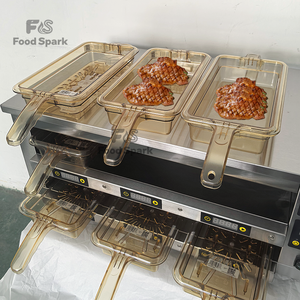 Promotion : Vitrine Chauffante Verticale à 2 Niveaux pour Hamburgers et Galettes de Viande – Idéale pour la Restauration Rapide (<span class=keywords><strong>McDonald</strong></span>'s, KFC) – En Vente - Product Image 3