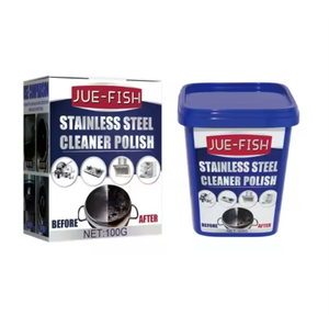 Crema Limpiadora de Acero Inoxidable, Desengrasante de Cocina, Eliminador de Óxido y Manchas - Product Image 4