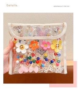 Nouveauté 2026 : Élastiques et attaches pour cheveux pour enfants, motif fleurs en spirale de dessin animé, faits main, haute élasticité, pour petites filles, mariage - Product Image 5
