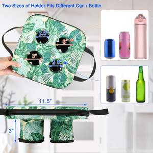 Portavasos Flotante para Piscina, Posavasos Flotante para Bebidas, Bandeja Flotante para Refrescos, No Inflable, con Capacidad para 4 Latas de Cerveza - Product Image 5