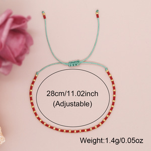 Go2boho ערימה צמידים חרוזים <span class=keywords><strong>boho</strong></span> אופנה חרוזים קטנטנים שרשרת עבודת יד חג תכשיטים אופנתי מינימליסטי מתנה חבר לנשים - Product Image 5