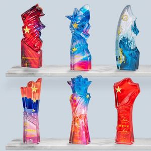 ถ้วยรางวัลคริสตัล K9ดีไซน์ไม่ซ้ำใครสำหรับถ้วยรางวัลส่วนตัว - Product Image 1