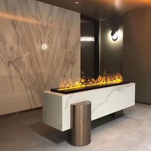 Cheminées <span class=keywords><strong>électrique</strong></span>s décoratives à vapeur 3D de haute qualité atomisant la <span class=keywords><strong>cheminée</strong></span> à vapeur d'eau LED intelligente intégrée - Product Image 2