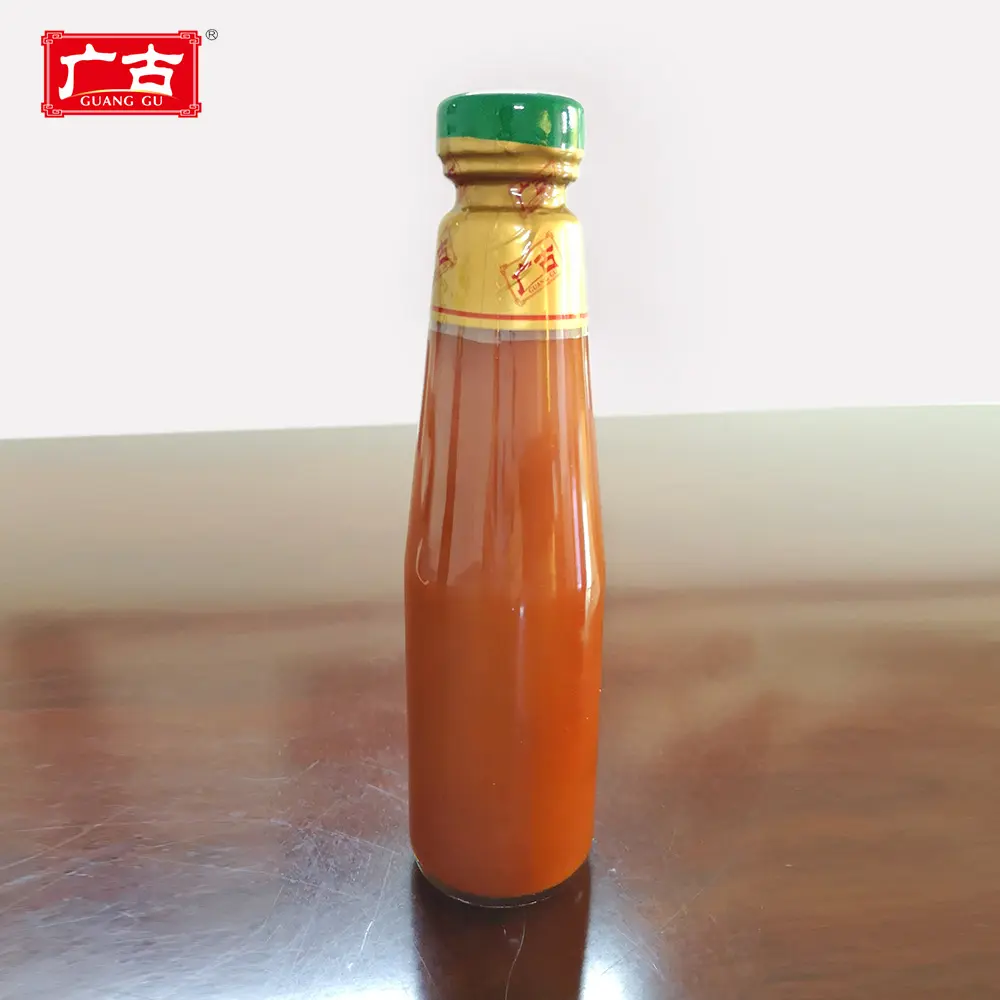 250g * 24 बोतल चीनी OEM Sriracha गर्म मिर्च की चटनी ब्रांडों के लिए थाई भोजन