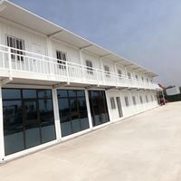 Maisons conteneurs en acier modulaires préfabriquées de luxe, portables et démontables, de 20 et 40 pieds, en kit, pour centre commercial, sous-sol, bar à domicile