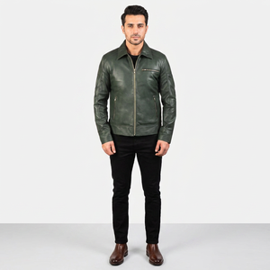 Premium Quality Biker and Bomber Fashion <b>Leather</b> <b>Jackets</b> for <b>Men</b> and Women Custom Sheep Skin <b>Leather</b> Wholesale <b>jacket</b> for <b>men</b> - Product Image 1