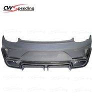 Pare-chocs arrière en FIBER de carbone de STYLE ASP pour KIT de carrosserie VW SCIROCCO
