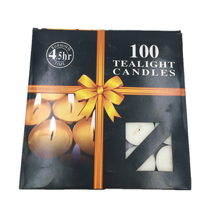Smokeless Tea Lights <strong>8</strong> <strong>Hour</strong> Long Burn Night Light Candles Unscented <strong>Tealight</strong> - Product Image 2