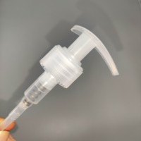 Pompe à lotion en plastique transparente 28/410 à vis gauche-droite, pompes à crème personnalisées, pompe à lotion 24 mm PPWR recyclable, écologique
