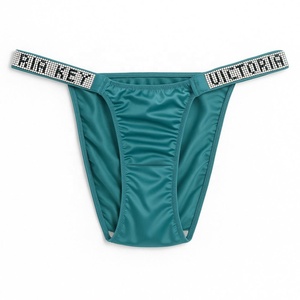Perizoma con Strass Elegante per Donne - Intimo Bikini Sexy Elasticizzato Traspirante a Vita Bassa <span class=keywords><strong>Mutandine</strong></span> alla Moda per Ragazze - Product Image 6