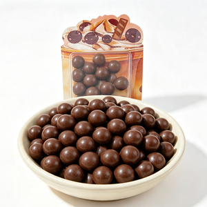 Venta al por Mayor de Bolas de <span class=keywords><strong>Chocolate</strong></span> Crujientes con Sabor a Té con Leche y Manteca de Cacao - Product Image 2