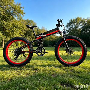 Vélo électrique pliable à gros pneus <span class=keywords><strong>Hitway</strong></span> 750W 48V avec batterie au lithium, moteur à moyeu arrière, 7 vitesses, en alliage d'aluminium, 26 pouces pour adultes - Product Image 1