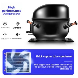 Commercial Stainless Steel Automatic <b>Ice</b> <b>Maker</b>: 80-130kg Large-Capacity Cube Machine Commercial <b>Ice</b> Block Making Machine - Product Image 5