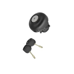 Cerradura de Cilindro para Tapa de Tanque de Combustible Ford Transit MK7 9C119K163AA Negra con 2 Llaves, Cerradura Cilíndrica 06-18 - Product Image 1