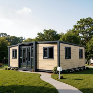 Casa Contenedor Prefabricada de 40 Pies con Dormitorios Ampliables y Modulares para Vivienda Familiar, Casa Prefabricada Expandible - Product Image 1