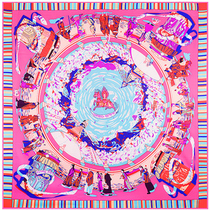 Ethnic <strong>Scarves</strong> &amp; Shawls a High-quality <strong>Belly</strong> <strong>Dance</strong> <strong>Hip</strong> Silk <strong>Scarves</strong> <strong>Wholesale</strong> Embroidery <strong>Scarf</strong> Hijab 130*130 cm - Product Image 4