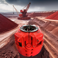 API Standard SE 350 tonnes élévateur de boîtier pneumatique nouvelle araignée d'ascenseur de tuyau de forage pour le forage de puits outil de forage de forgeage
