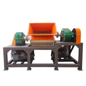 Máquina trituradora de doble eje de tablero de madera de plástico de gran oferta