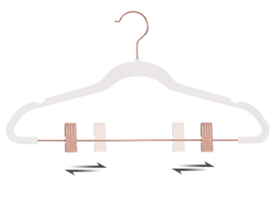 Cao Cấp 15.6 Inch Rose Gold Móc Nhung Áo Khoác Và Quần Móc Bó Điều Chỉnh Khoảng Cách Cho Bất Kỳ Chiều Rộng - Product Image 5