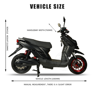 ZF/HS-113 (TTX <span class=keywords><strong>Max</strong></span>) Nueva Motocicleta Eléctrica de Carreras Potente con Motor de 1500W y Velocidad de 75km/h - Product Image 6