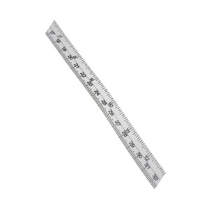 Ruban à mesurer souple 150 cm 60 pouces double échelle blanc jaunâtre règle de couture métrique à rappel manuel - Product Image 4