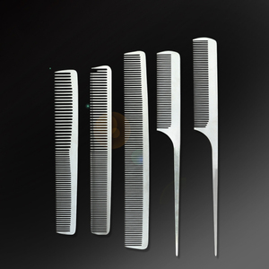 Mejor calidad profesional Moq bajo logotipo personalizado peine de Metal para el cabello resaltar para salón - Product Image 3