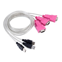 Cable adaptador serie Usb a Rs232 de 1,5 m con chipset Ftdi FT232RL