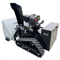 Souffleuse à neige sur chenilles télécommandée portable, facile à utiliser, pour le nettoyage de la neige à la maison et au jardin