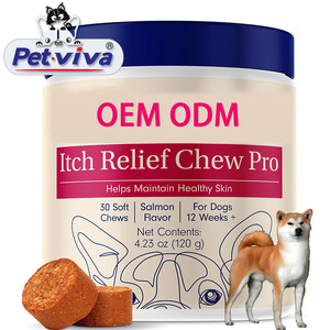 Les probiotiques pour chiens mâchent des enzymes digestives soutien immunitaire santé intestinale soulager les démangeaisons apaiser les démangeaisons soulagement des allergies cutanées suppléments pour animaux de compagnie - Product Image 5