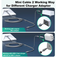 Cable Starlink Mini 2 en 1 con Cubierta de PVC y Lámina, Resistente al Agua IP67, Carga DC/USB-C, Ethernet RJ45, Diseño Integrado, Cobre Libre de Oxígeno