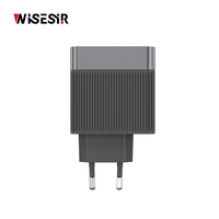 Bloc chargeur USB-C GaN 65W WISESIR avec prise en charge PPS OTP & OVP pour la charge rapide des 17 Pro Max, adaptateur de voyage