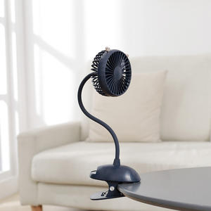 Ventilateur portable à clipser pour poussette, flexible, à col articulé, USB, mini ventilateur silencieux pour voiture, bureau, maison - Product Image 6