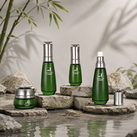 Ensemble de flacons en verre multi-tailles pour emballages cosmétiques, pots à crème 60g 40ml 100ml 120ml, emballages pour soins de la peau, pompe pulvérisateur, couleurs personnalisées