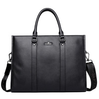 Sacoche en cuir de vachette Trendybay, logo personnalisé, bandoulière simple, imperméable, en cuir véritable pour hommes, bureau, quotidien, affaires, trajets, voyages