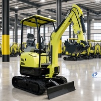 LIVRAISON GRATUITE Mini-excavatrice 1,5 tonne EPA, nouvelle excavatrice sur chenilles pour ferme, moteur Kubota EURO 5