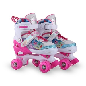 पुरुषों और महिला बहु-रंग विकल्प के लिए डबल-पंक्ति चार-पहिया बच्चों के रोलर स्केट्स जूते - Product Image 5