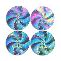 Etiquetas Holográficas Personalizables con Adhesivo Fuerte, Formas Personalizadas, Material de Vinilo PET, para Manualidades y Regalos