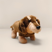 Peluche Teckel Réaliste, Adorable Décoration Chien, Poupée Anti-Stress pour Enfants, Matière Polyester, Unisexe, Coton PP, 31-50cm