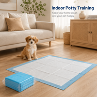 Almohadillas de Entrenamiento para Perros de Marca Privada, Súper Absorbentes, de Secado Rápido, Desechables, con Película Trasera Impermeable