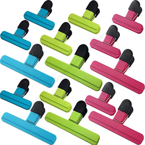 Clips de Plástico para Refrigerador DS2102 al por Mayor, con Sellado Hermético, Resistentes y Grandes para Bolsas de Almacenamiento - Product Image 1