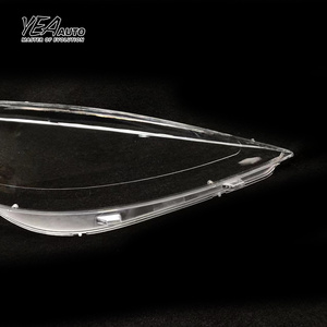 YEA AUTO Cache Phare Avant de Voiture Lentille en Verre pour Peugeot <span class=keywords><strong>207</strong></span> <span class=keywords><strong>2009</strong></span> - 2013 Abat-jour PC Coque Transparente Verre de Phare - Product Image 4